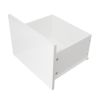 White TV Stand with Lights Modern LED TV Cabinet with Storage Drawers