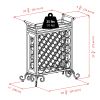 Wood Silvano Wine Rack, Removable Tray, Antique Bronze