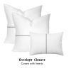 FLASHITTE IndoorOutdoor Soft Royal Pillow, Envelope Cover with Insert, 12x12