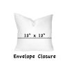 FLASHITTE IndoorOutdoor Soft Royal Pillow, Envelope Cover with Insert, 12x12