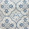 17 x Inch Decorative Square Cotton Accent Throw Pillow with Classic Damask