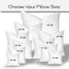 FLASHITTE IndoorOutdoor Soft Royal Pillow, Envelope Cover with Insert, 12x12