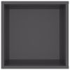 Wall-Mounted TV Cabinet High Gloss Gray 40.2"x13.8"x13.8" Engineered Wood