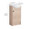 Freestanding 18 Inch Bathroom Vanity