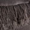 "Decorative" Shaggy Pillow with Lurex (18-in x 18-in)